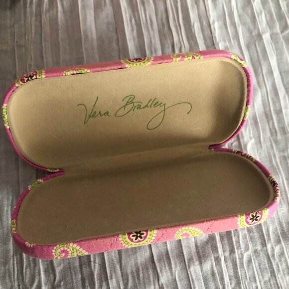 VERA BRADLEY Spring Flowers hardshell laptop case Triple Zip Cherry Blossom bag - Picture 11 of 14